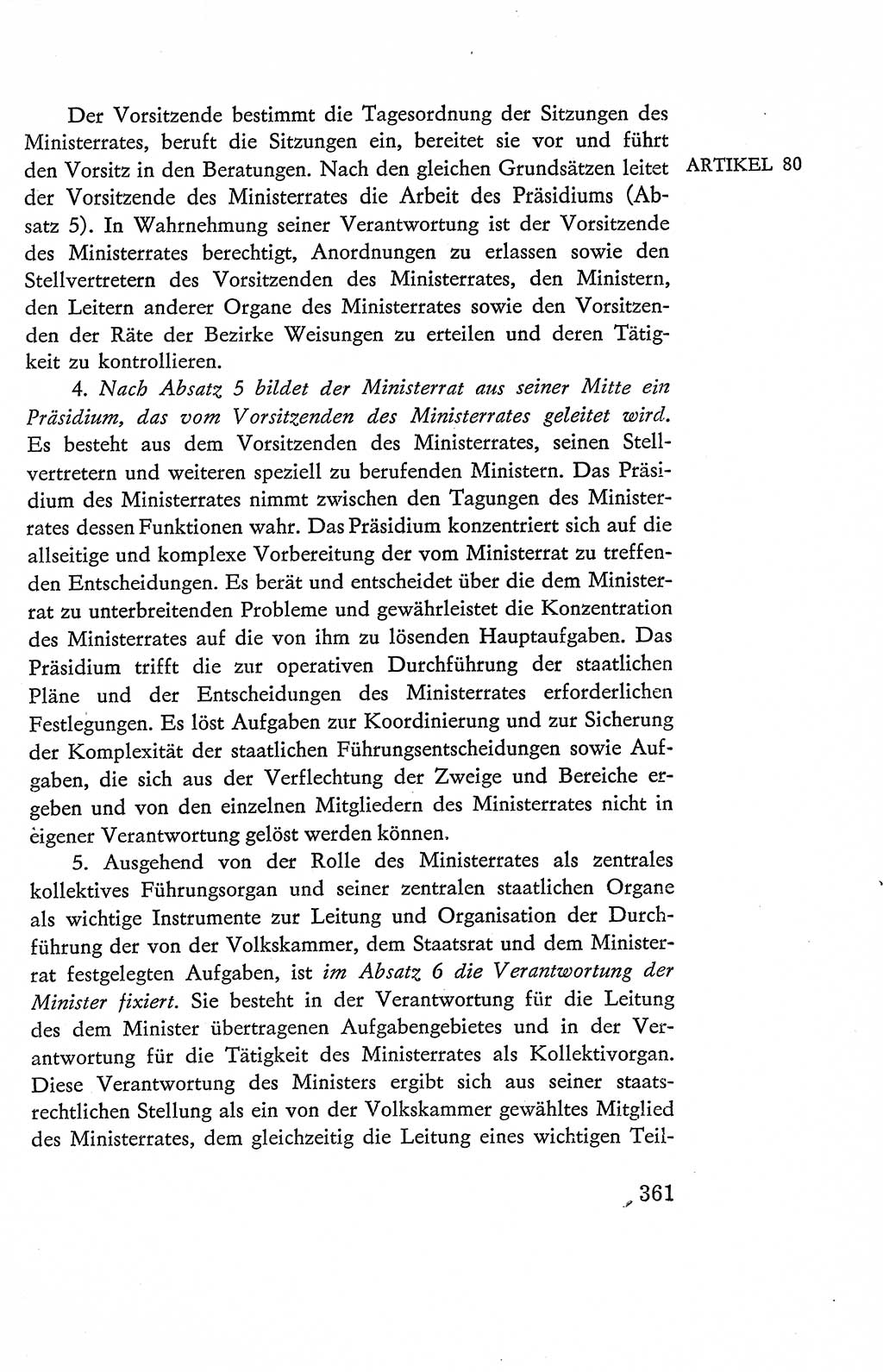 Verfassung der Deutschen Demokratischen Republik (DDR), Dokumente, Kommentar 1969, Band 2, Seite 361 (Verf. DDR Dok. Komm. 1969, Bd. 2, S. 361)