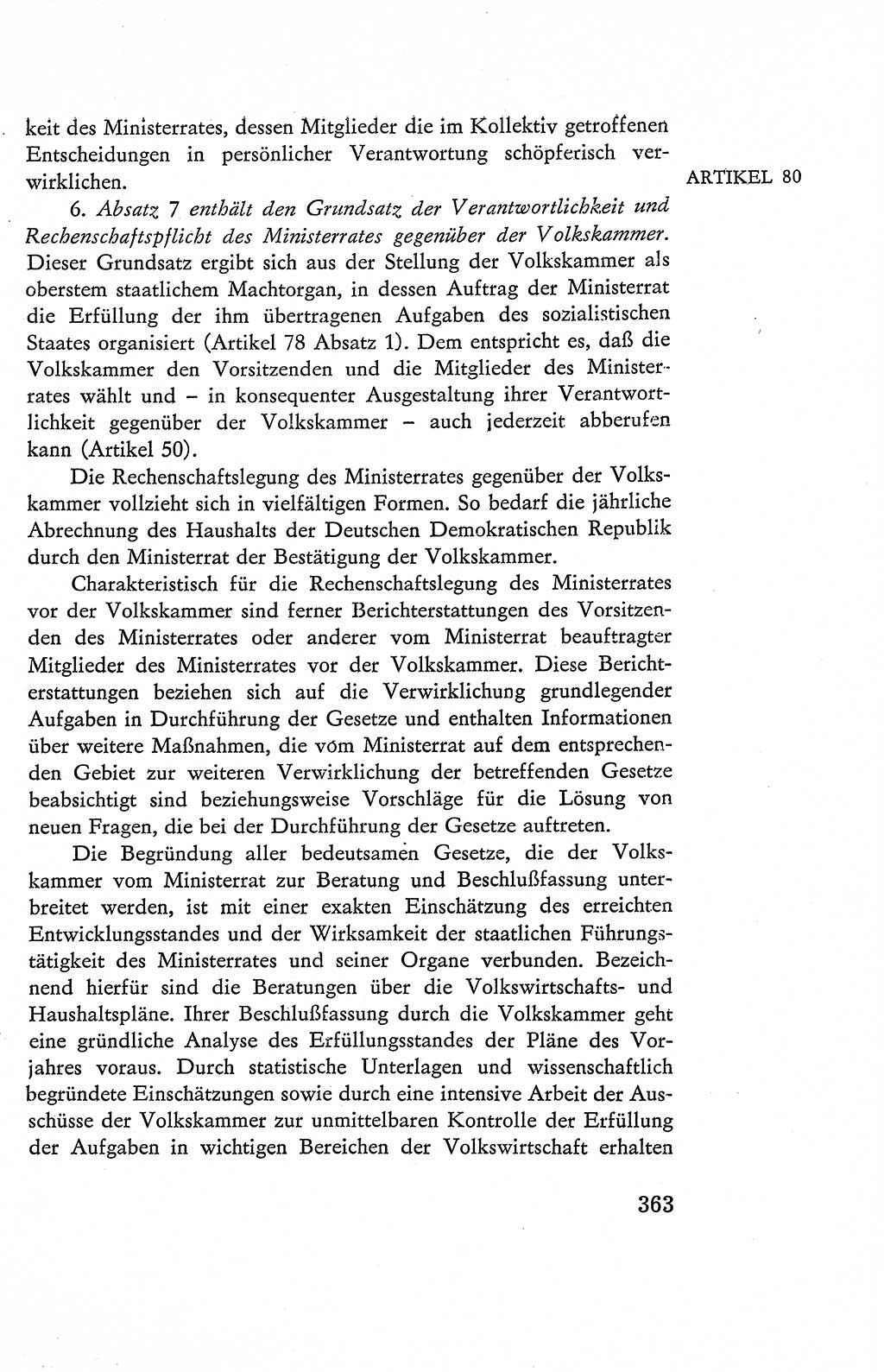 Verfassung der Deutschen Demokratischen Republik (DDR), Dokumente, Kommentar 1969, Band 2, Seite 363 (Verf. DDR Dok. Komm. 1969, Bd. 2, S. 363)