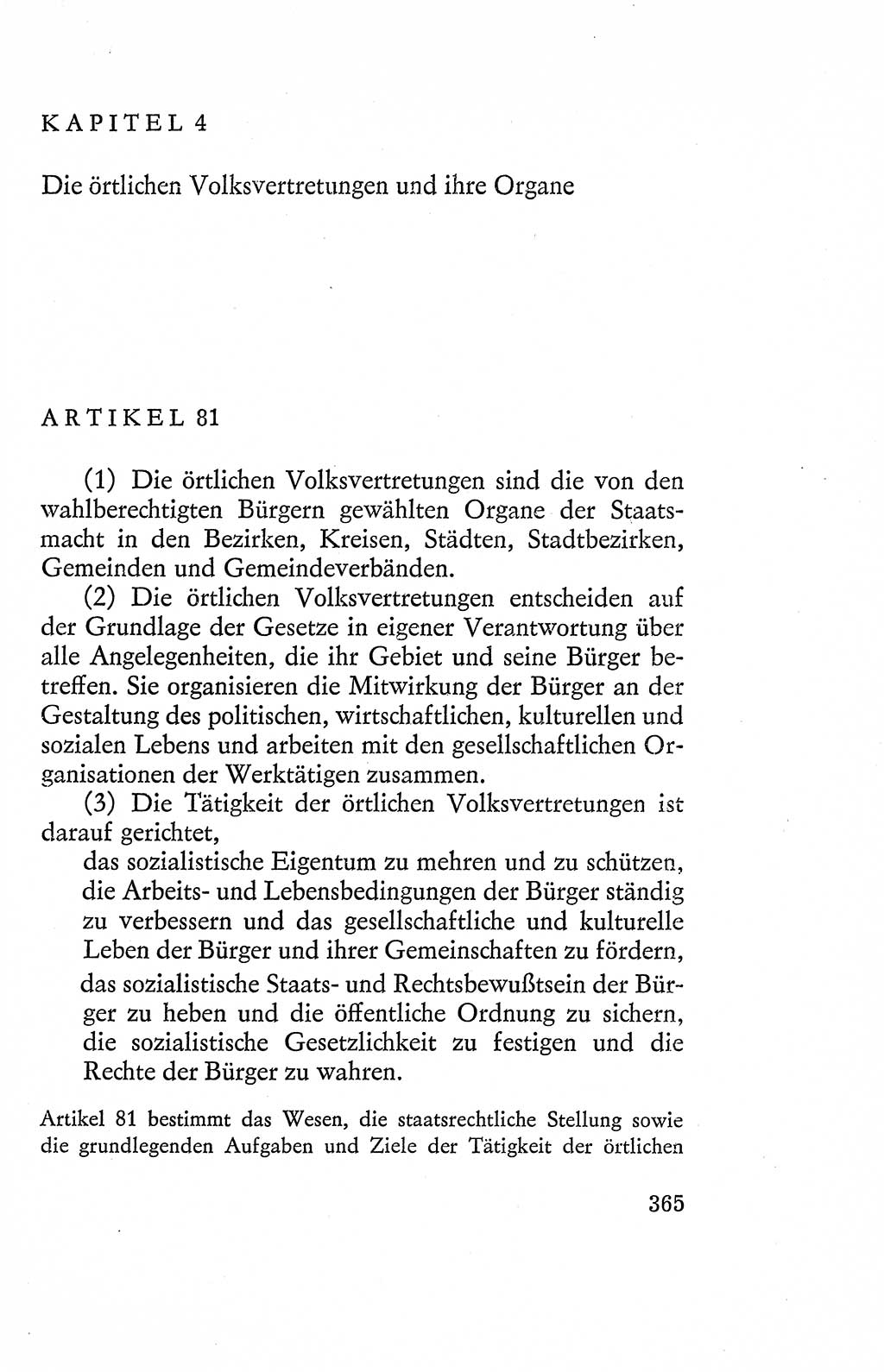 Verfassung der Deutschen Demokratischen Republik (DDR), Dokumente, Kommentar 1969, Band 2, Seite 365 (Verf. DDR Dok. Komm. 1969, Bd. 2, S. 365)
