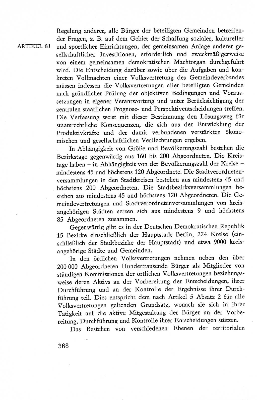 Verfassung der Deutschen Demokratischen Republik (DDR), Dokumente, Kommentar 1969, Band 2, Seite 368 (Verf. DDR Dok. Komm. 1969, Bd. 2, S. 368)