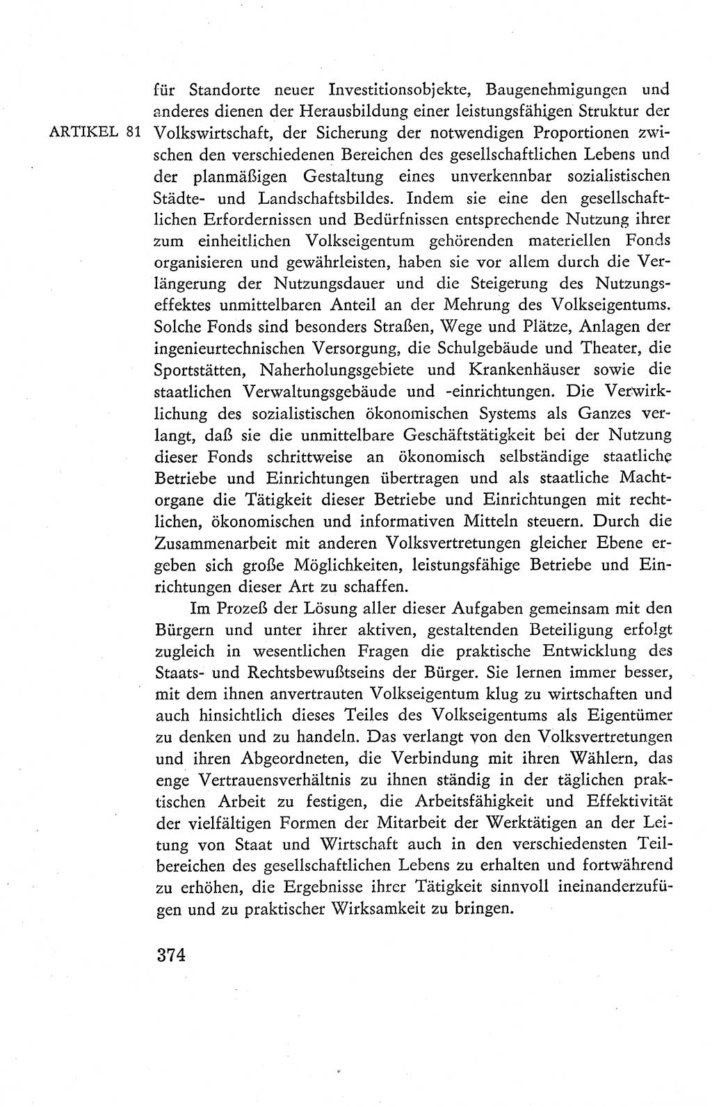 Verfassung der Deutschen Demokratischen Republik (DDR), Dokumente, Kommentar 1969, Band 2, Seite 374 (Verf. DDR Dok. Komm. 1969, Bd. 2, S. 374)