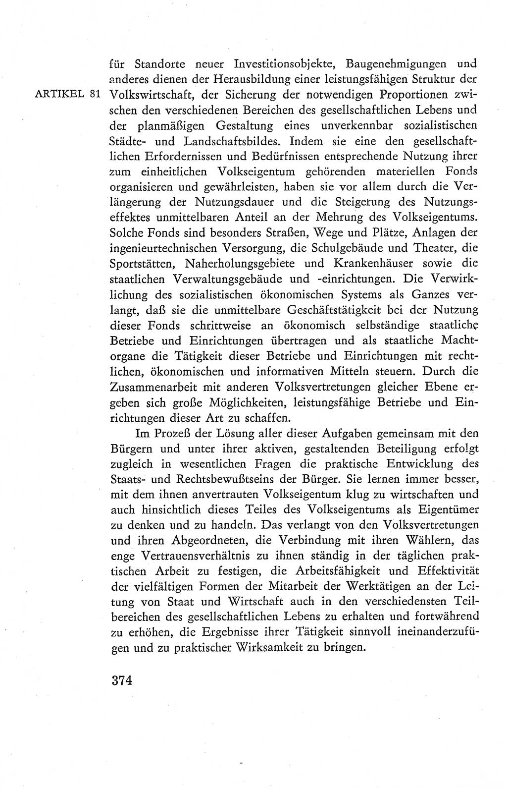 Verfassung der Deutschen Demokratischen Republik (DDR), Dokumente, Kommentar 1969, Band 2, Seite 374 (Verf. DDR Dok. Komm. 1969, Bd. 2, S. 374)