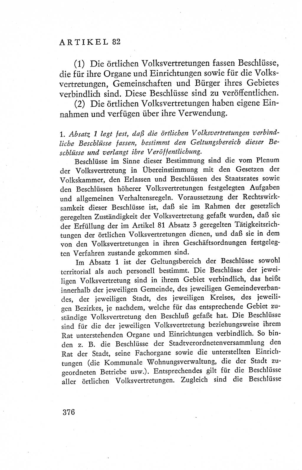 Verfassung der Deutschen Demokratischen Republik (DDR), Dokumente, Kommentar 1969, Band 2, Seite 376 (Verf. DDR Dok. Komm. 1969, Bd. 2, S. 376)