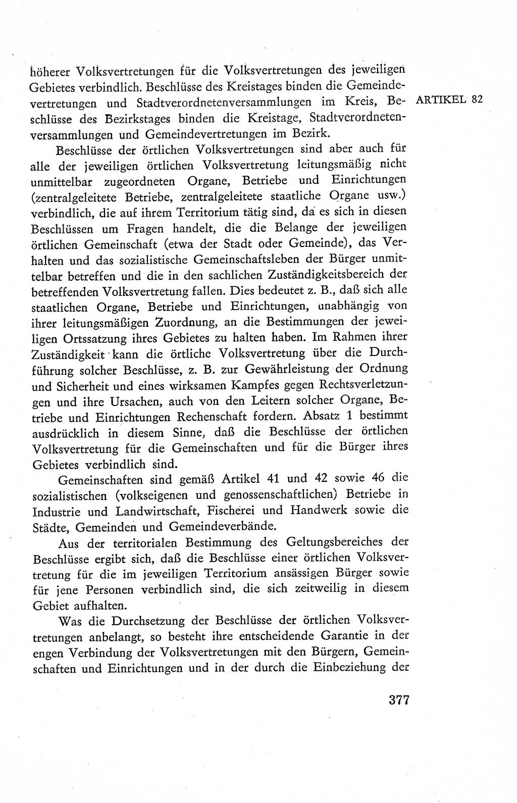 Verfassung der Deutschen Demokratischen Republik (DDR), Dokumente, Kommentar 1969, Band 2, Seite 377 (Verf. DDR Dok. Komm. 1969, Bd. 2, S. 377)