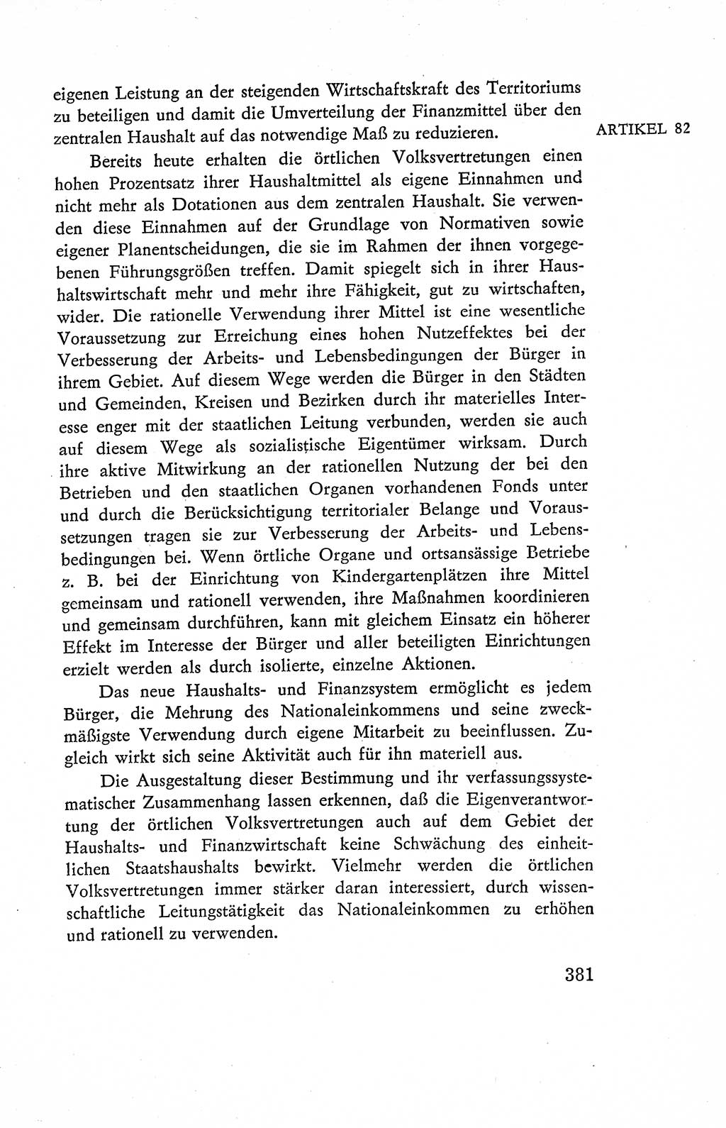 Verfassung der Deutschen Demokratischen Republik (DDR), Dokumente, Kommentar 1969, Band 2, Seite 381 (Verf. DDR Dok. Komm. 1969, Bd. 2, S. 381)