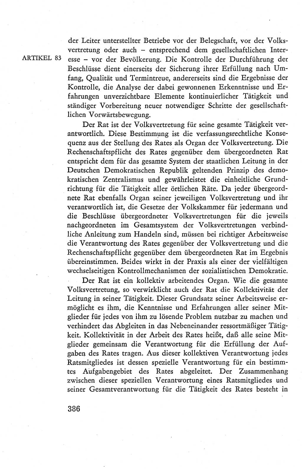 Verfassung der Deutschen Demokratischen Republik (DDR), Dokumente, Kommentar 1969, Band 2, Seite 386 (Verf. DDR Dok. Komm. 1969, Bd. 2, S. 386)