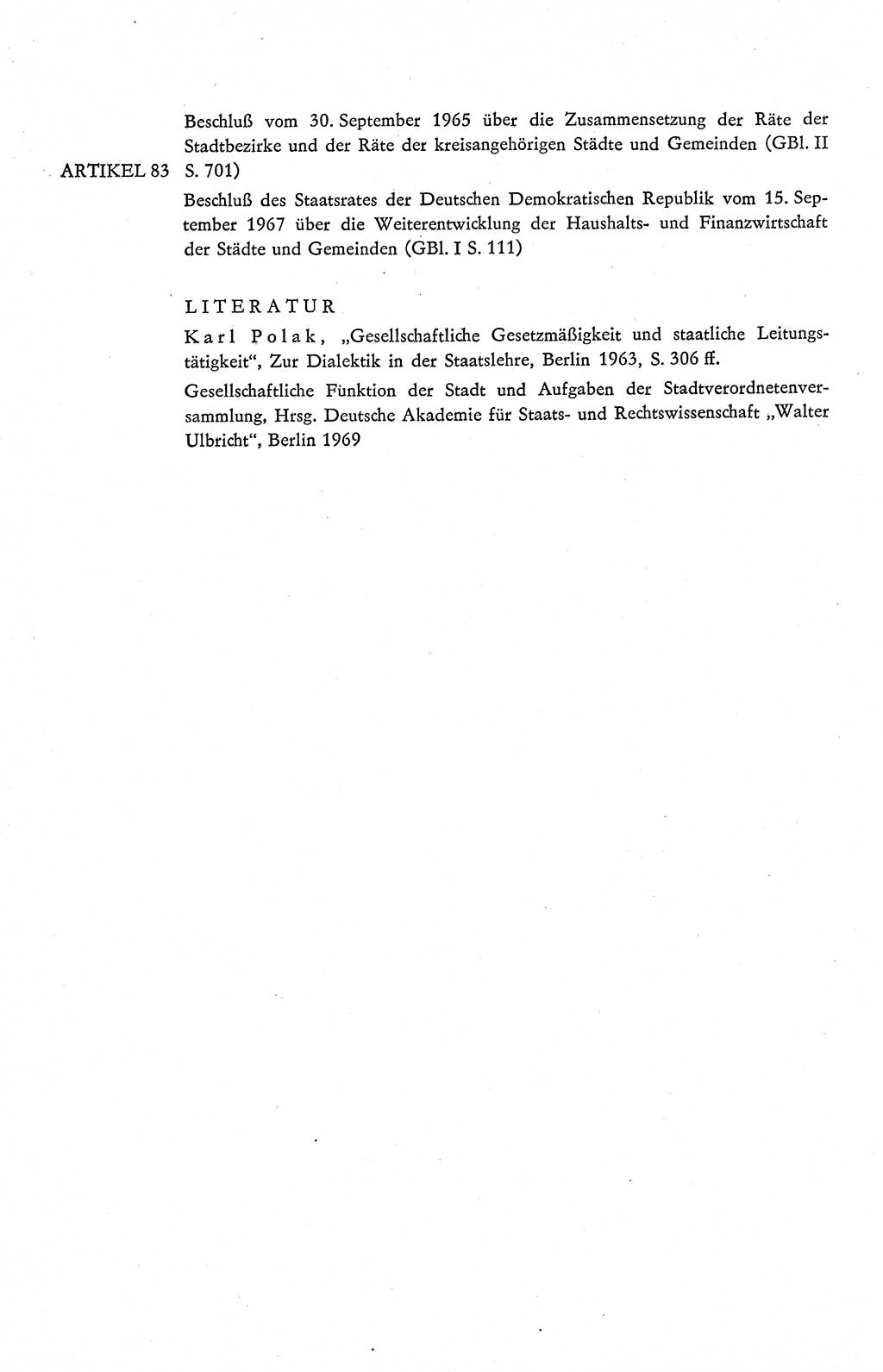 Verfassung der Deutschen Demokratischen Republik (DDR), Dokumente, Kommentar 1969, Band 2, Seite 390 (Verf. DDR Dok. Komm. 1969, Bd. 2, S. 390)
