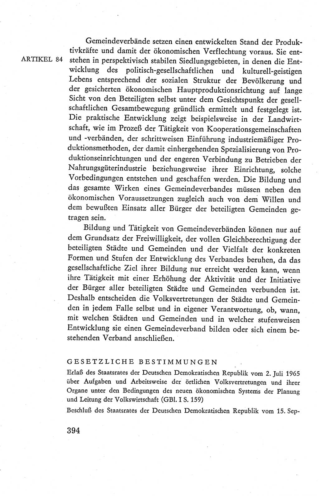 Verfassung der Deutschen Demokratischen Republik (DDR), Dokumente, Kommentar 1969, Band 2, Seite 394 (Verf. DDR Dok. Komm. 1969, Bd. 2, S. 394)