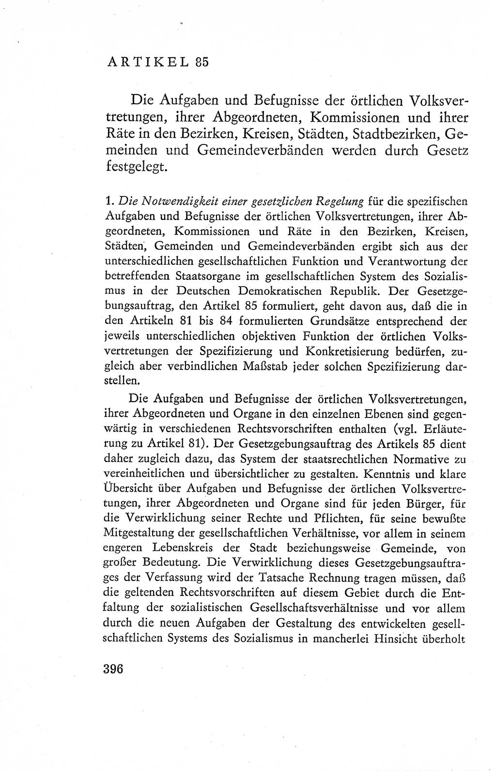 Verfassung der Deutschen Demokratischen Republik (DDR), Dokumente, Kommentar 1969, Band 2, Seite 396 (Verf. DDR Dok. Komm. 1969, Bd. 2, S. 396)