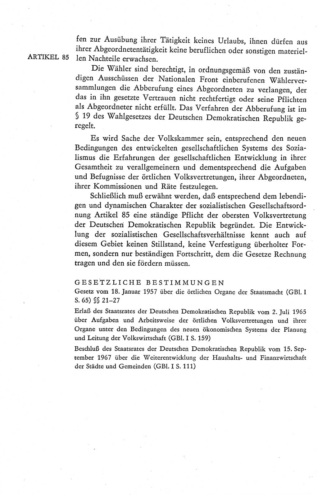 Verfassung der Deutschen Demokratischen Republik (DDR), Dokumente, Kommentar 1969, Band 2, Seite 398 (Verf. DDR Dok. Komm. 1969, Bd. 2, S. 398)