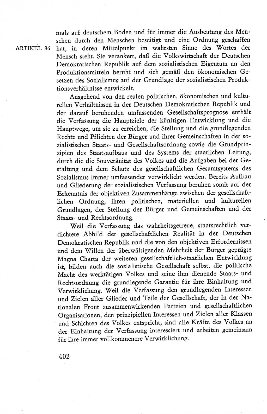 Verfassung der Deutschen Demokratischen Republik (DDR), Dokumente, Kommentar 1969, Band 2, Seite 402 (Verf. DDR Dok. Komm. 1969, Bd. 2, S. 402)