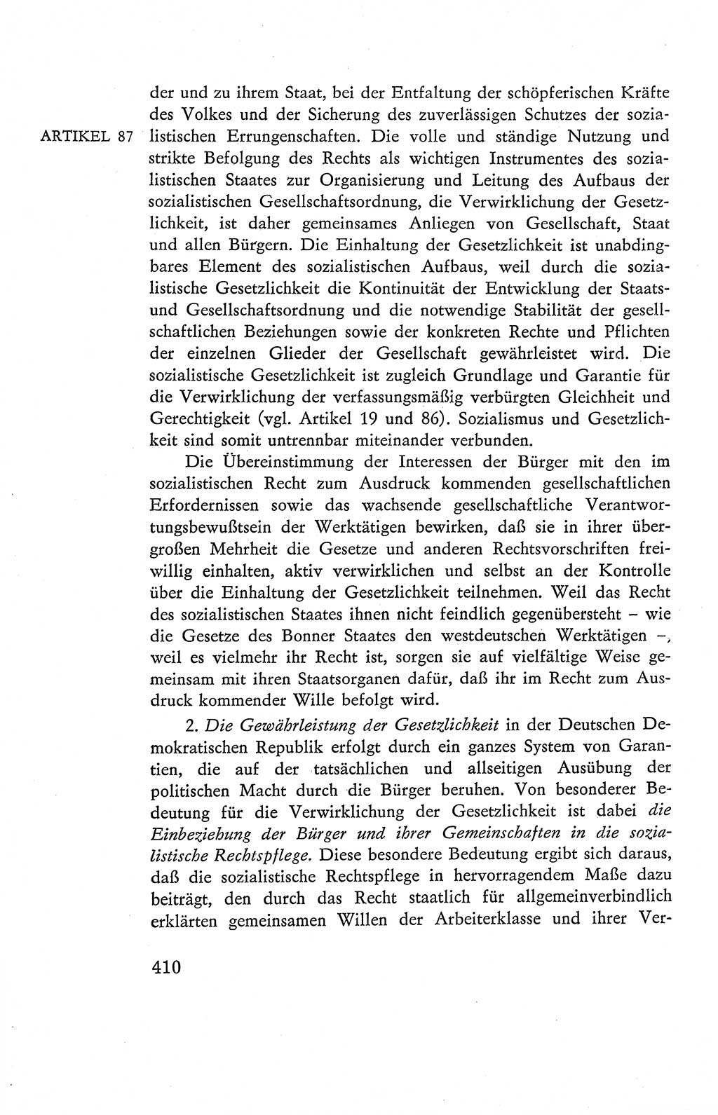 Verfassung der Deutschen Demokratischen Republik (DDR), Dokumente, Kommentar 1969, Band 2, Seite 410 (Verf. DDR Dok. Komm. 1969, Bd. 2, S. 410)