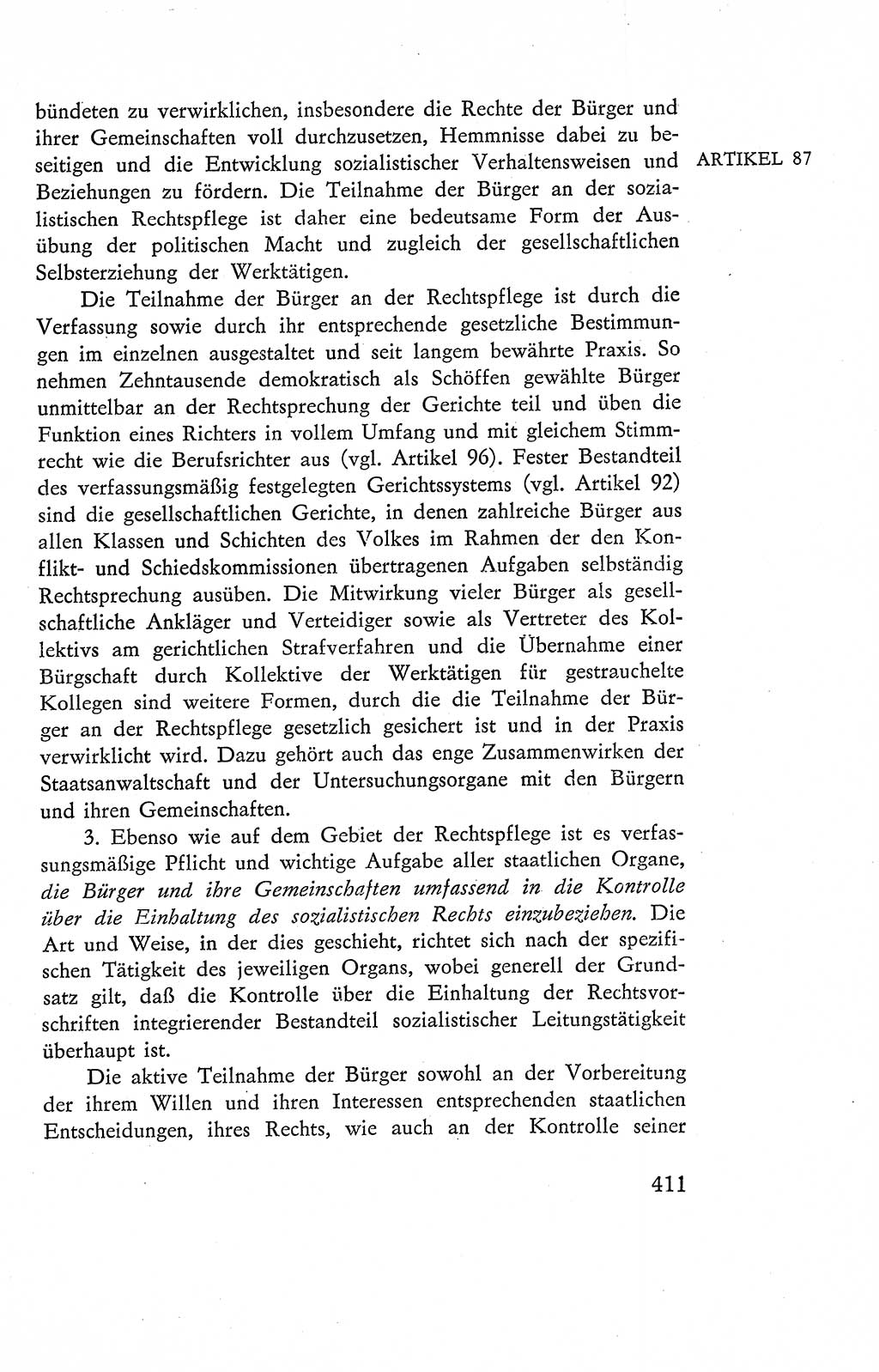 Verfassung der Deutschen Demokratischen Republik (DDR), Dokumente, Kommentar 1969, Band 2, Seite 411 (Verf. DDR Dok. Komm. 1969, Bd. 2, S. 411)