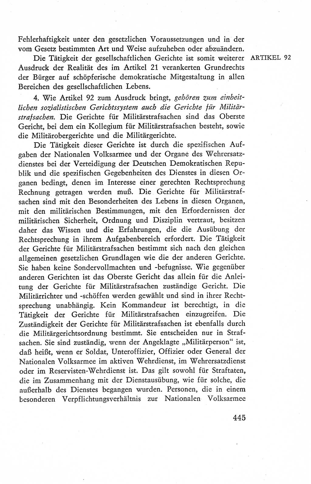 Verfassung der Deutschen Demokratischen Republik (DDR), Dokumente, Kommentar 1969, Band 2, Seite 445 (Verf. DDR Dok. Komm. 1969, Bd. 2, S. 445)