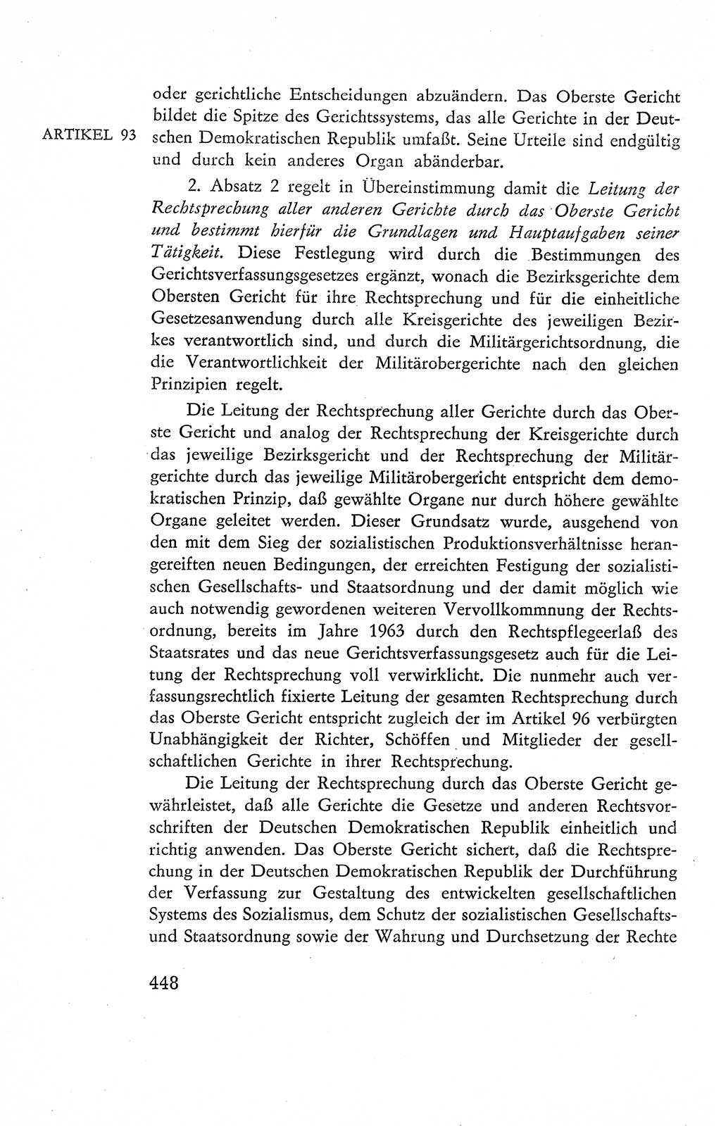 Verfassung der Deutschen Demokratischen Republik (DDR), Dokumente, Kommentar 1969, Band 2, Seite 448 (Verf. DDR Dok. Komm. 1969, Bd. 2, S. 448)