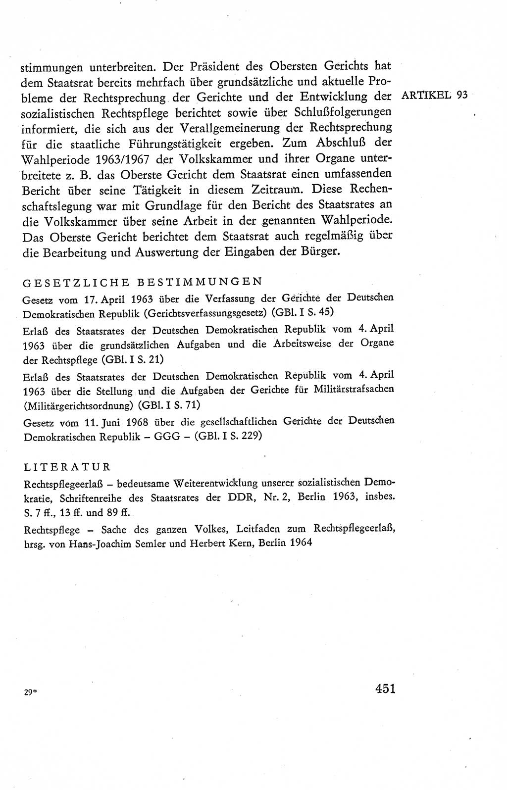 Verfassung der Deutschen Demokratischen Republik (DDR), Dokumente, Kommentar 1969, Band 2, Seite 451 (Verf. DDR Dok. Komm. 1969, Bd. 2, S. 451)