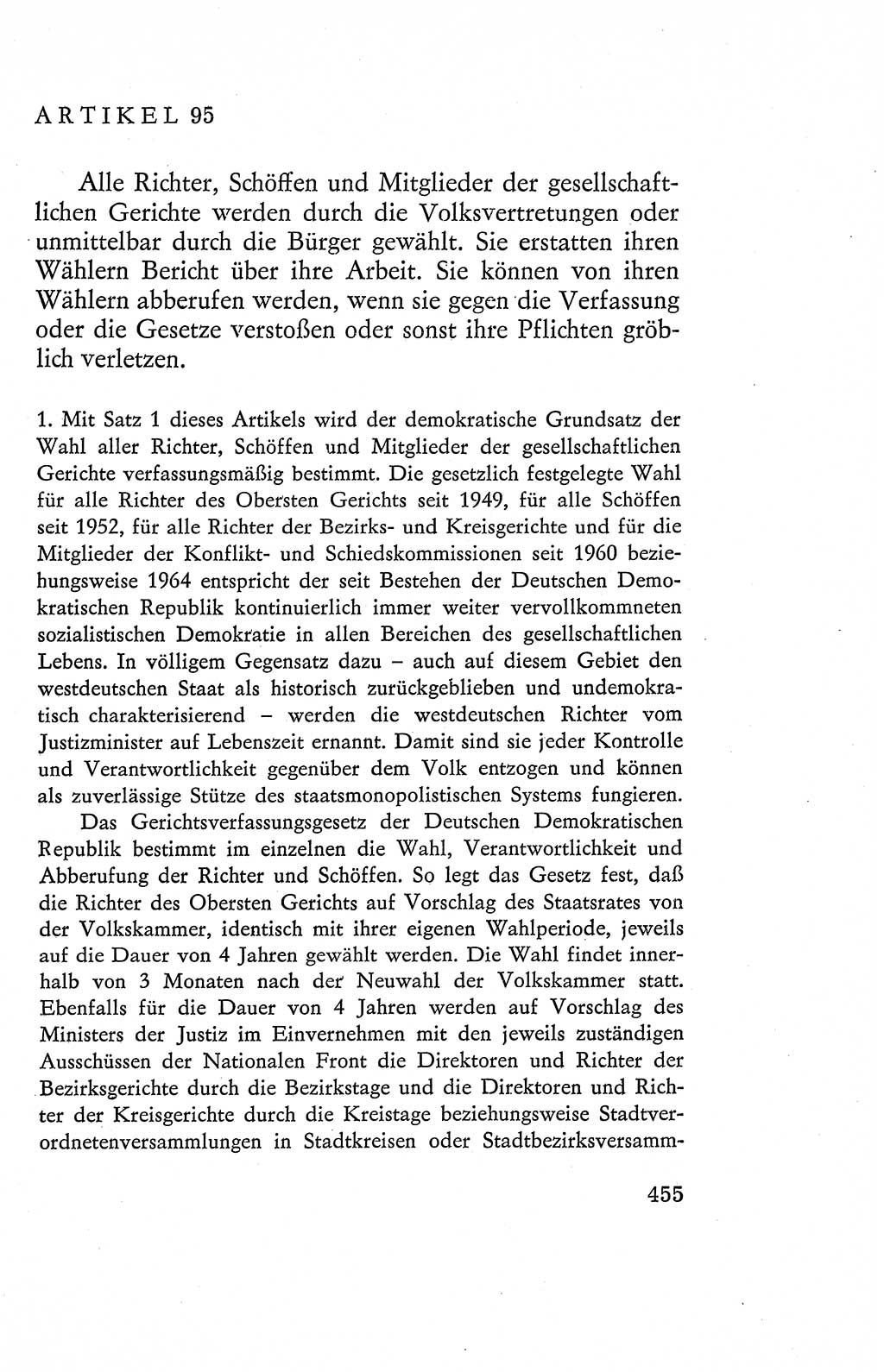 Verfassung der Deutschen Demokratischen Republik (DDR), Dokumente, Kommentar 1969, Band 2, Seite 455 (Verf. DDR Dok. Komm. 1969, Bd. 2, S. 455)