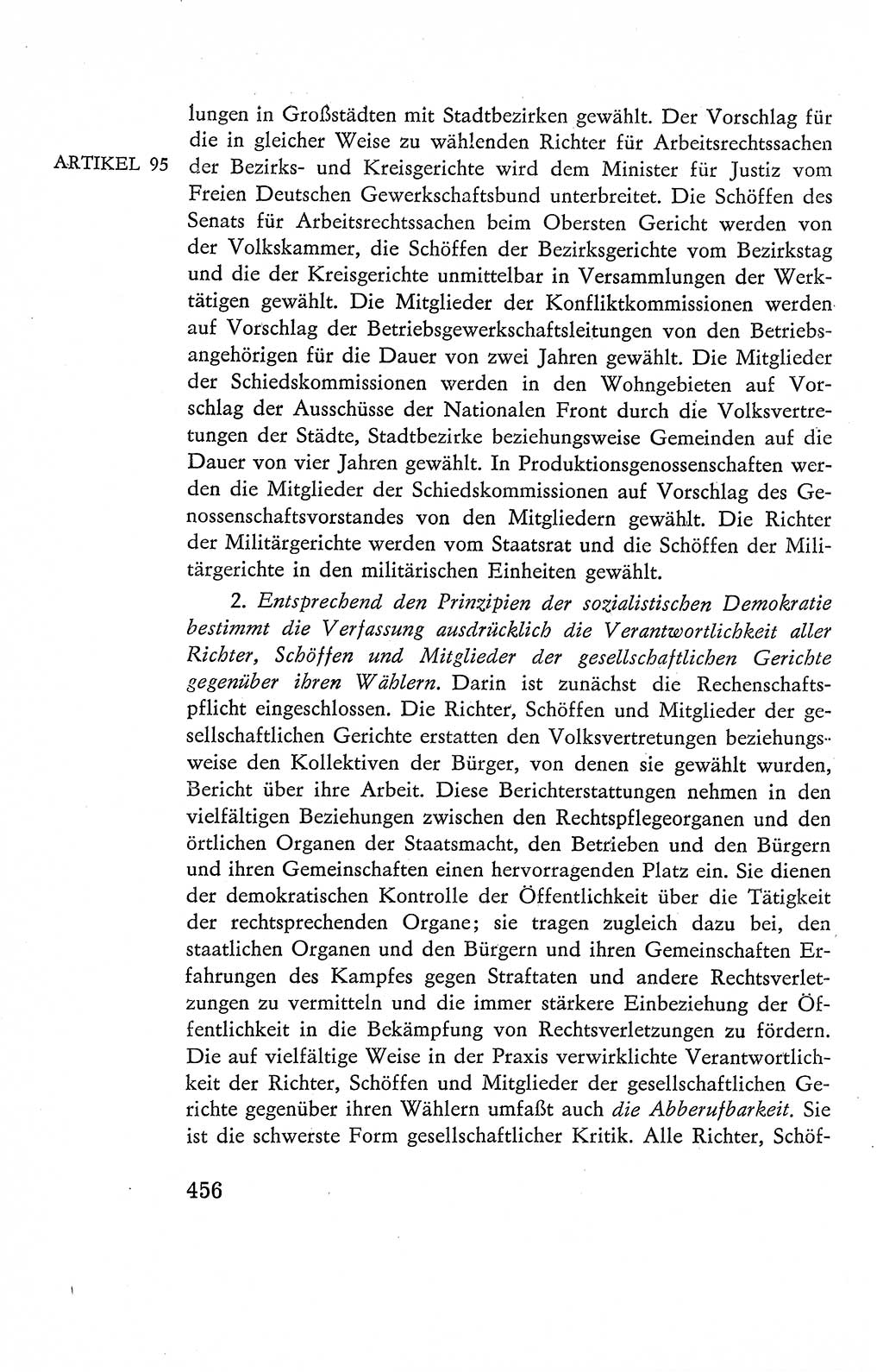 Verfassung der Deutschen Demokratischen Republik (DDR), Dokumente, Kommentar 1969, Band 2, Seite 456 (Verf. DDR Dok. Komm. 1969, Bd. 2, S. 456)