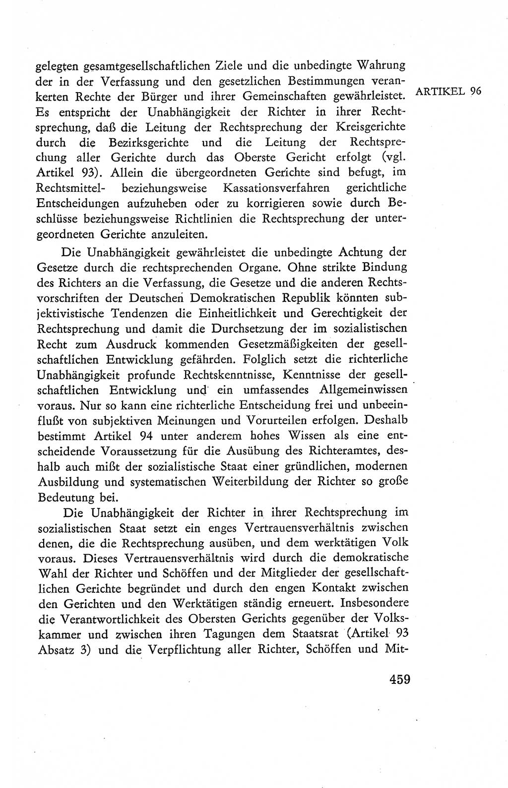 Verfassung der Deutschen Demokratischen Republik (DDR), Dokumente, Kommentar 1969, Band 2, Seite 459 (Verf. DDR Dok. Komm. 1969, Bd. 2, S. 459)