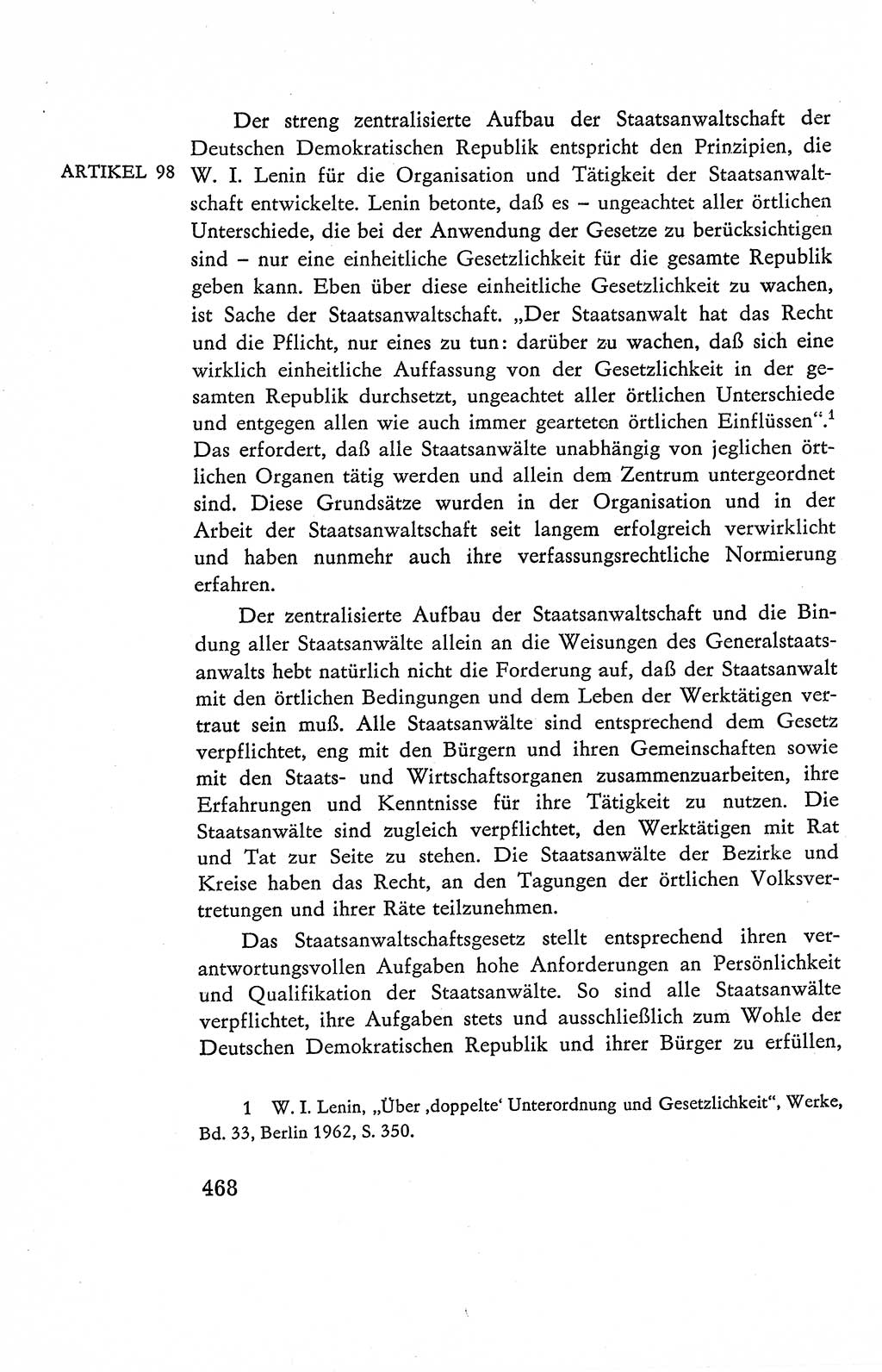 Verfassung der Deutschen Demokratischen Republik (DDR), Dokumente, Kommentar 1969, Band 2, Seite 468 (Verf. DDR Dok. Komm. 1969, Bd. 2, S. 468)