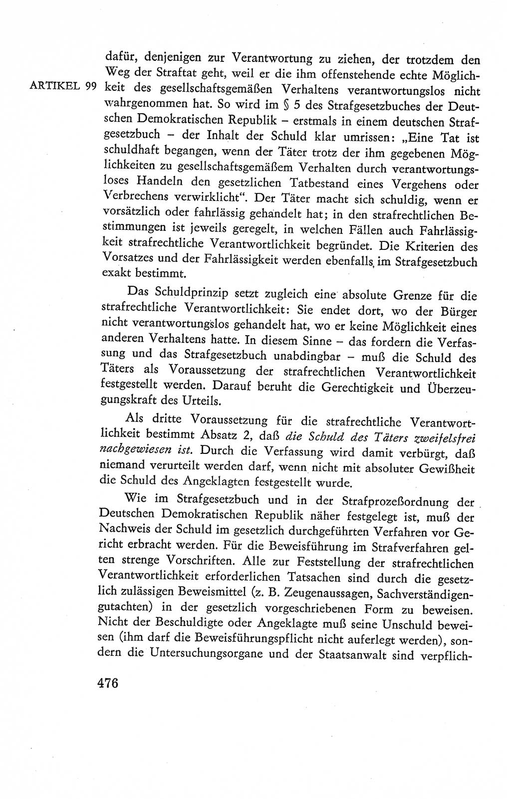 Verfassung der Deutschen Demokratischen Republik (DDR), Dokumente, Kommentar 1969, Band 2, Seite 476 (Verf. DDR Dok. Komm. 1969, Bd. 2, S. 476)