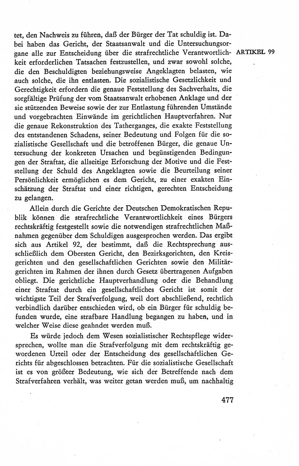 Verfassung der Deutschen Demokratischen Republik (DDR), Dokumente, Kommentar 1969, Band 2, Seite 477 (Verf. DDR Dok. Komm. 1969, Bd. 2, S. 477)