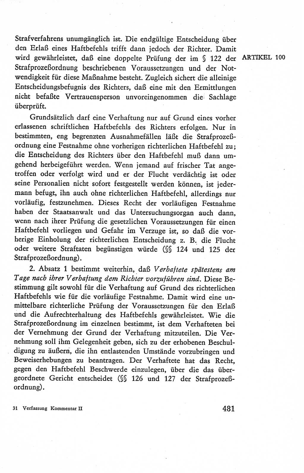 Verfassung der Deutschen Demokratischen Republik (DDR), Dokumente, Kommentar 1969, Band 2, Seite 481 (Verf. DDR Dok. Komm. 1969, Bd. 2, S. 481)