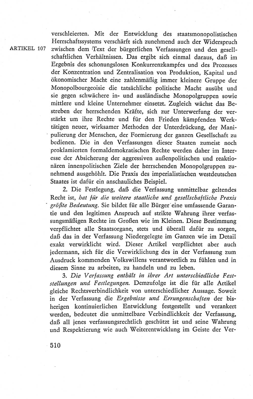Verfassung der Deutschen Demokratischen Republik (DDR), Dokumente, Kommentar 1969, Band 2, Seite 510 (Verf. DDR Dok. Komm. 1969, Bd. 2, S. 510)