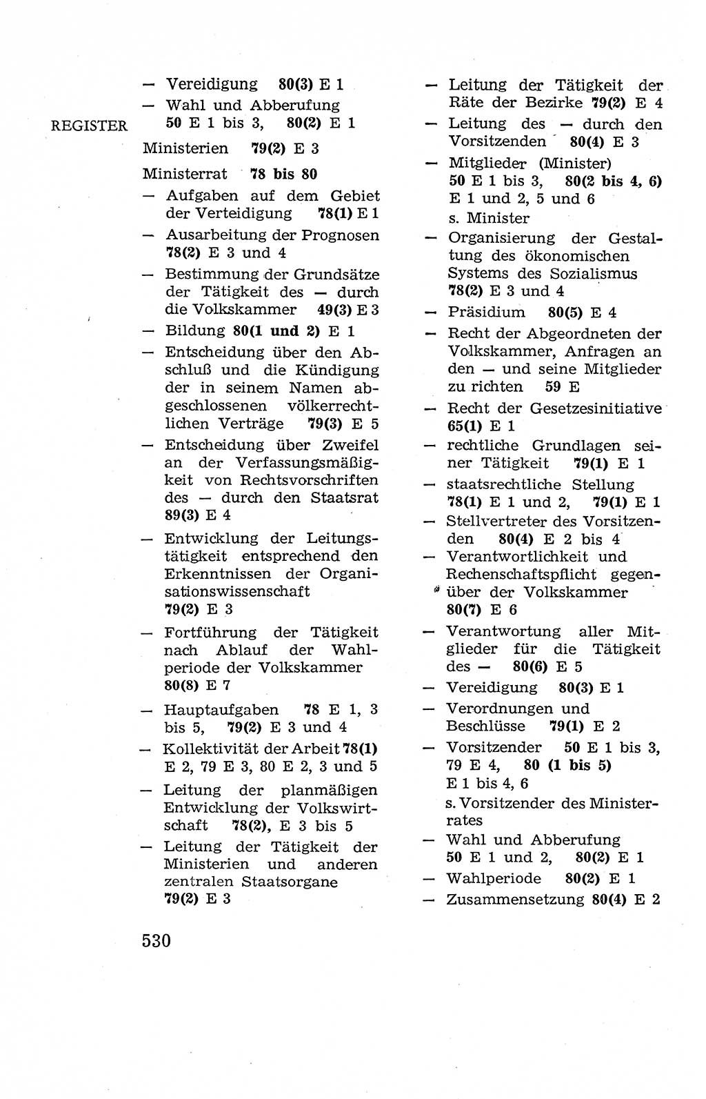 Verfassung der Deutschen Demokratischen Republik (DDR), Dokumente, Kommentar 1969, Band 2, Seite 530 (Verf. DDR Dok. Komm. 1969, Bd. 2, S. 530)