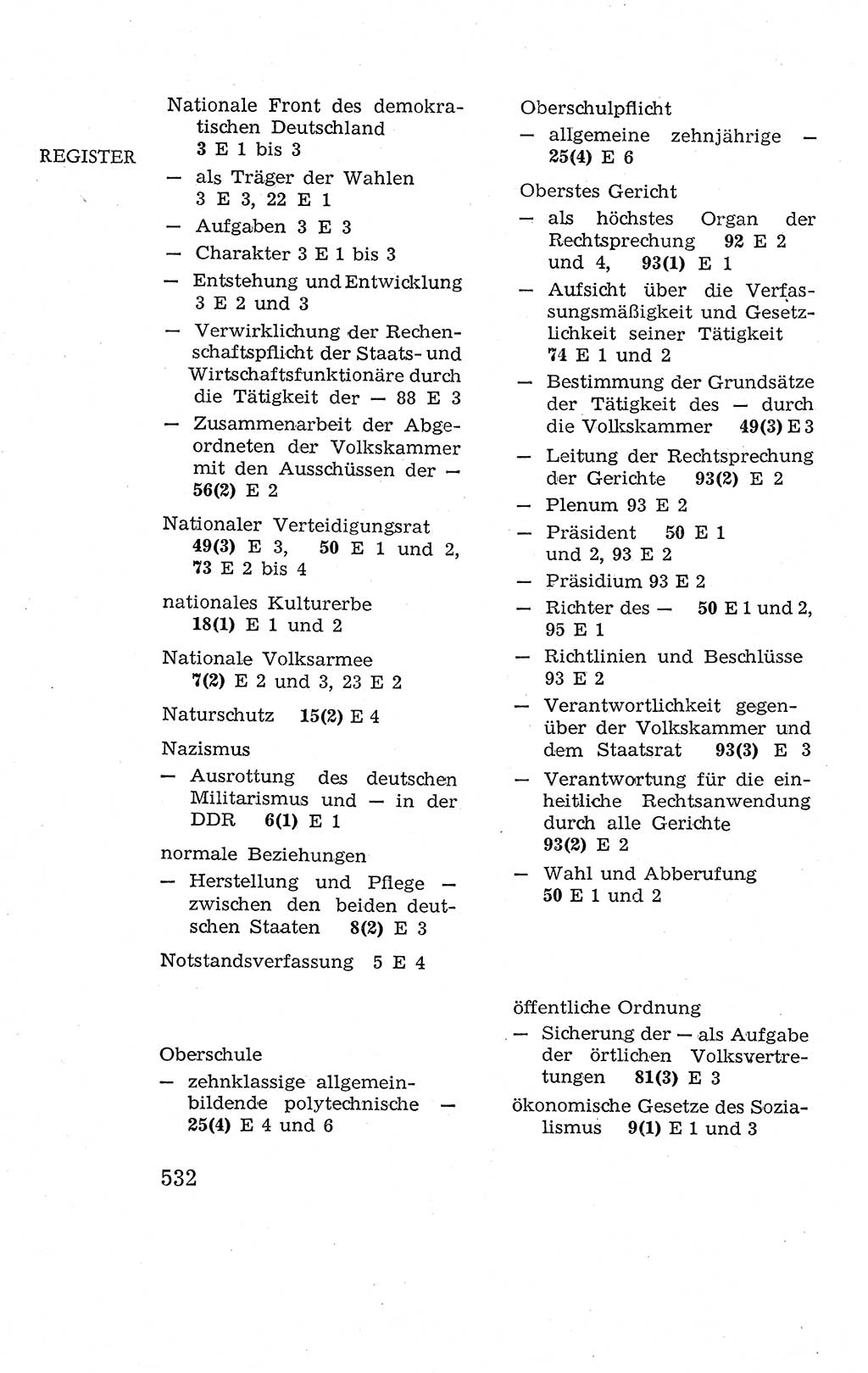 Verfassung der Deutschen Demokratischen Republik (DDR), Dokumente, Kommentar 1969, Band 2, Seite 532 (Verf. DDR Dok. Komm. 1969, Bd. 2, S. 532)