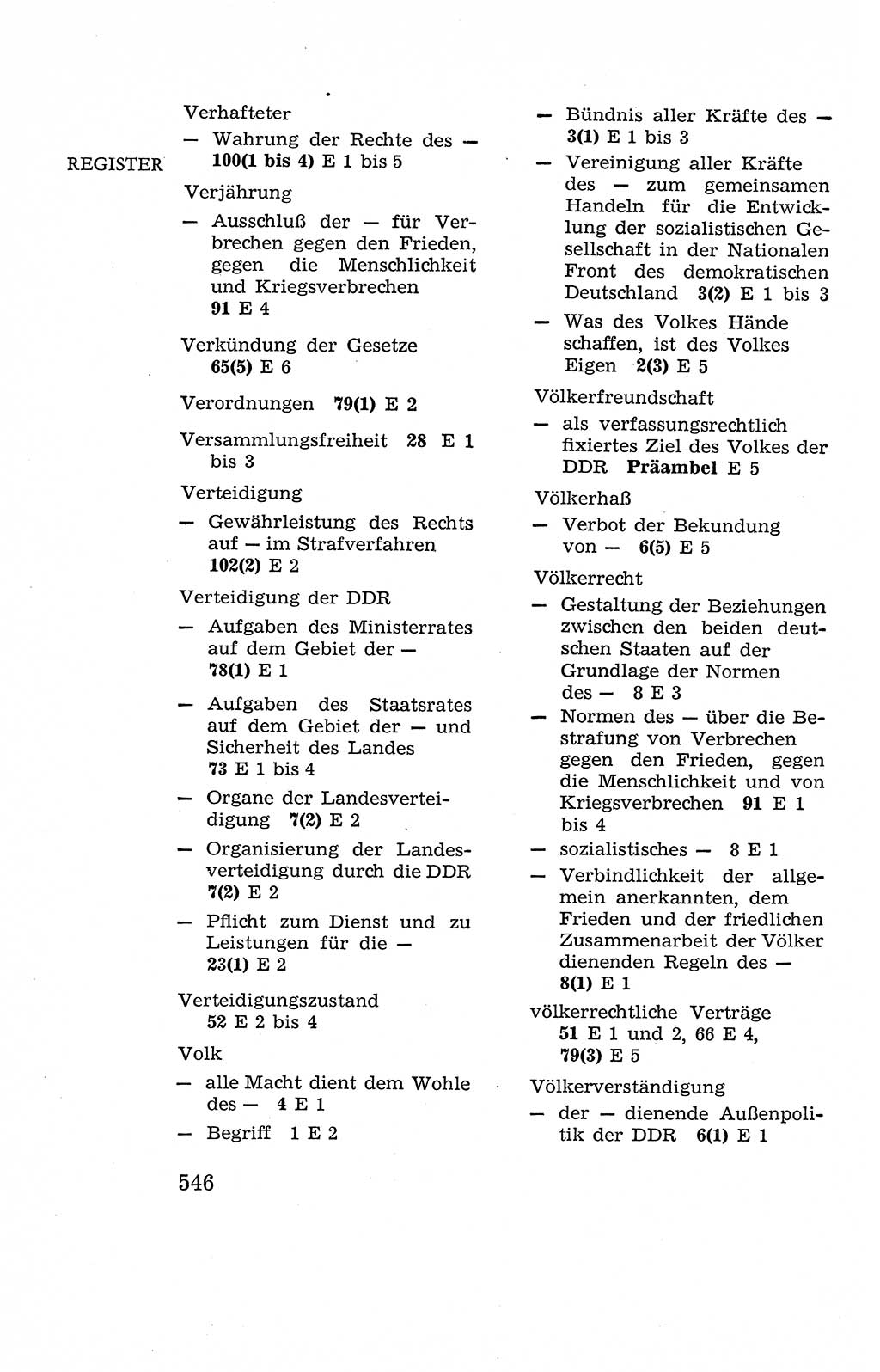Verfassung der Deutschen Demokratischen Republik (DDR), Dokumente, Kommentar 1969, Band 2, Seite 546 (Verf. DDR Dok. Komm. 1969, Bd. 2, S. 546)