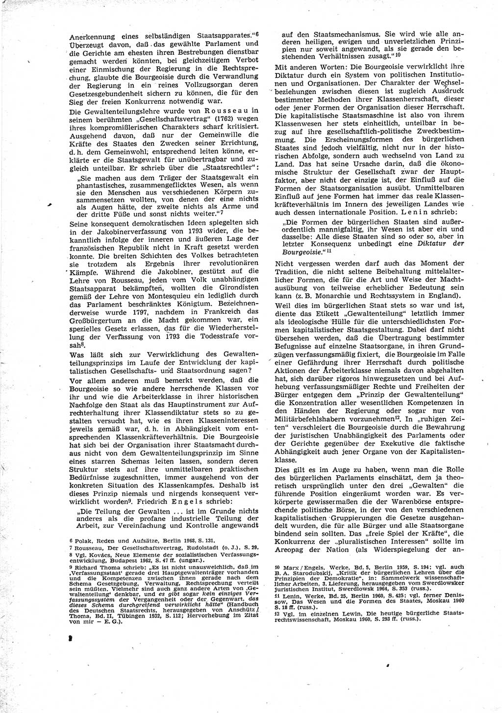 Neue Justiz (NJ), Zeitschrift für Recht und Rechtswissenschaft [Deutsche Demokratische Republik (DDR)], 23. Jahrgang 1969, Seite 2 (NJ DDR 1969, S. 2)