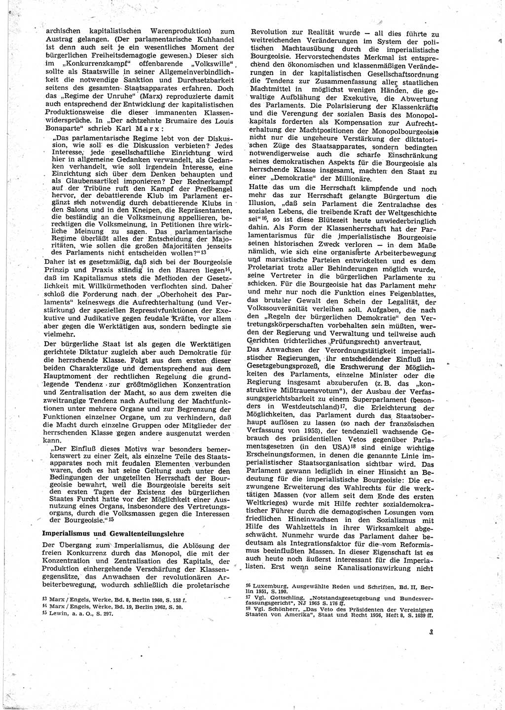 Neue Justiz (NJ), Zeitschrift für Recht und Rechtswissenschaft [Deutsche Demokratische Republik (DDR)], 23. Jahrgang 1969, Seite 3 (NJ DDR 1969, S. 3)