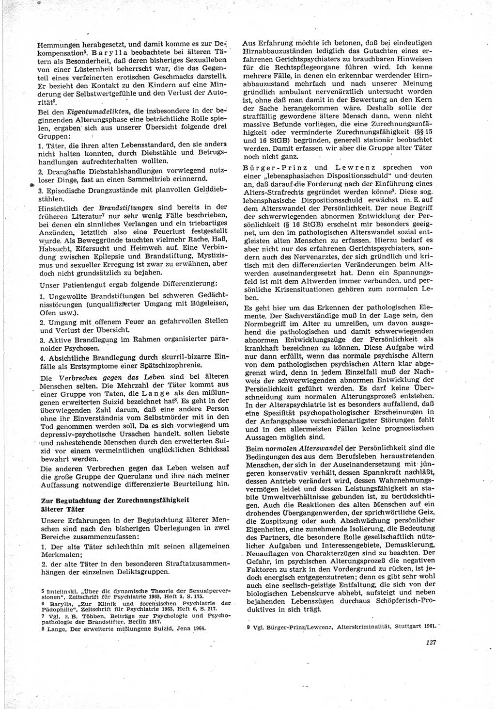 Neue Justiz (NJ), Zeitschrift für Recht und Rechtswissenschaft [Deutsche Demokratische Republik (DDR)], 23. Jahrgang 1969, Seite 137 (NJ DDR 1969, S. 137)