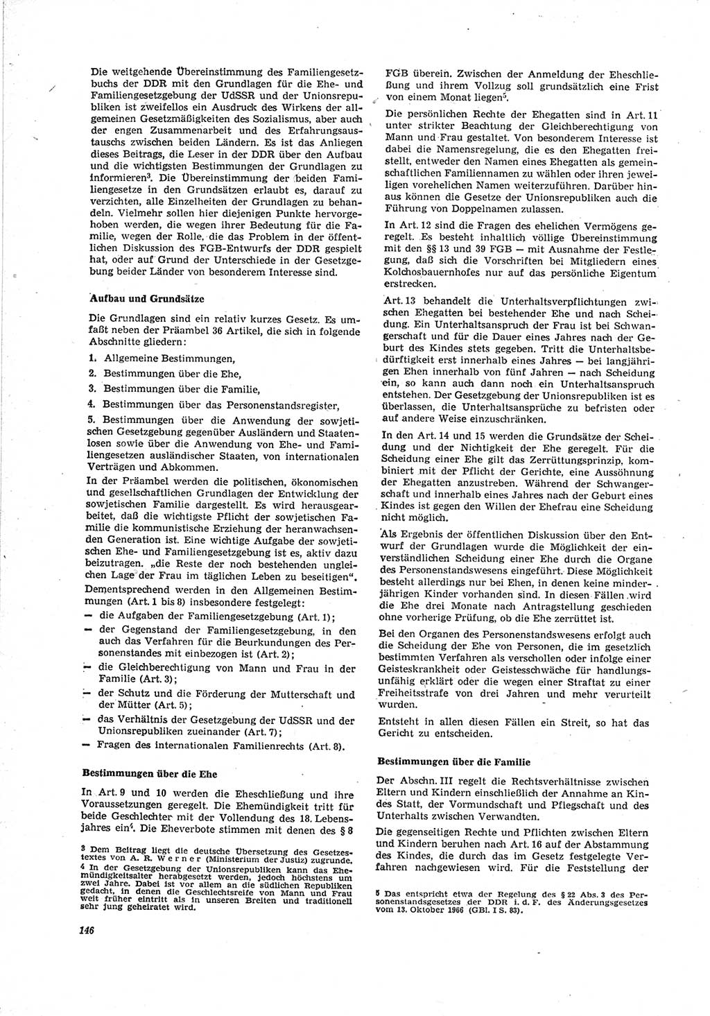 Neue Justiz (NJ), Zeitschrift für Recht und Rechtswissenschaft [Deutsche Demokratische Republik (DDR)], 23. Jahrgang 1969, Seite 146 (NJ DDR 1969, S. 146)