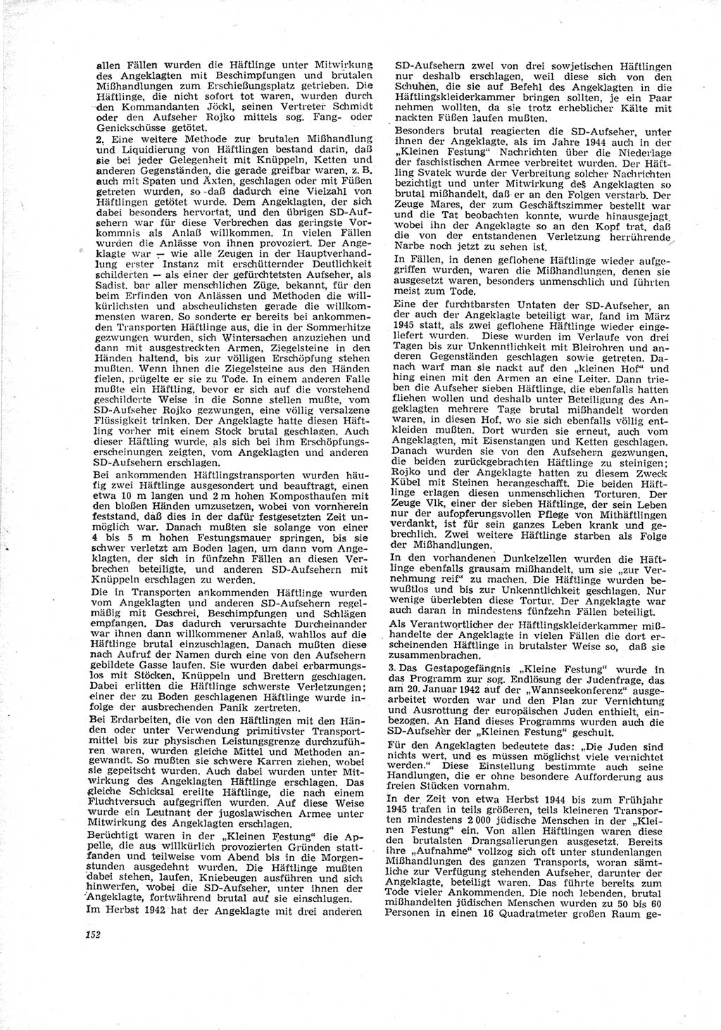 Neue Justiz (NJ), Zeitschrift für Recht und Rechtswissenschaft [Deutsche Demokratische Republik (DDR)], 23. Jahrgang 1969, Seite 152 (NJ DDR 1969, S. 152)