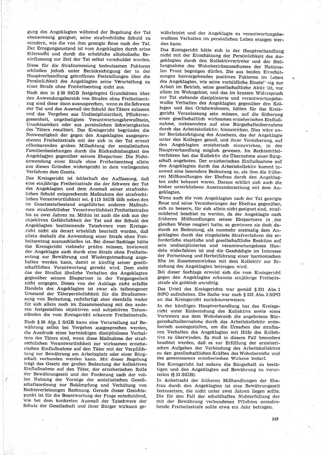 Neue Justiz (NJ), Zeitschrift für Recht und Rechtswissenschaft [Deutsche Demokratische Republik (DDR)], 23. Jahrgang 1969, Seite 349 (NJ DDR 1969, S. 349)