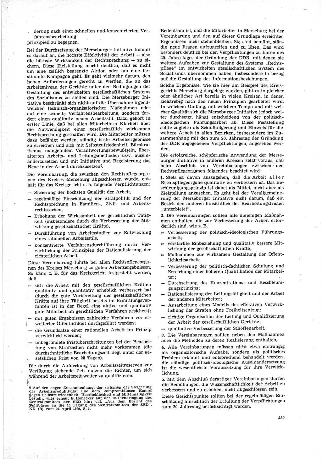 Neue Justiz (NJ), Zeitschrift für Recht und Rechtswissenschaft [Deutsche Demokratische Republik (DDR)], 23. Jahrgang 1969, Seite 359 (NJ DDR 1969, S. 359)