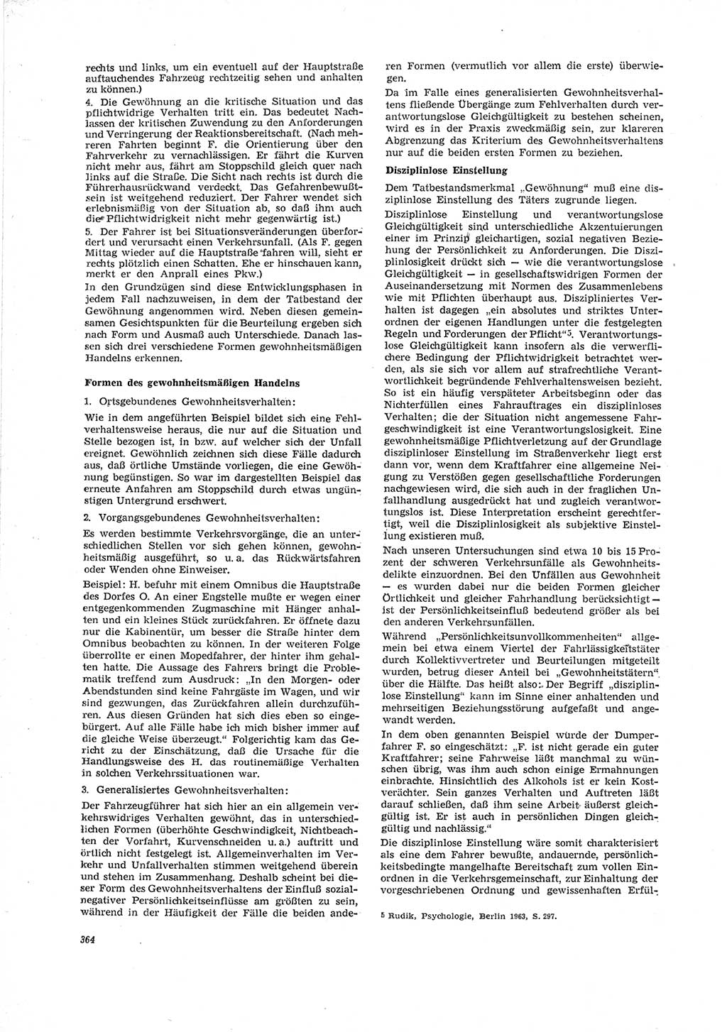 Neue Justiz (NJ), Zeitschrift für Recht und Rechtswissenschaft [Deutsche Demokratische Republik (DDR)], 23. Jahrgang 1969, Seite 364 (NJ DDR 1969, S. 364)