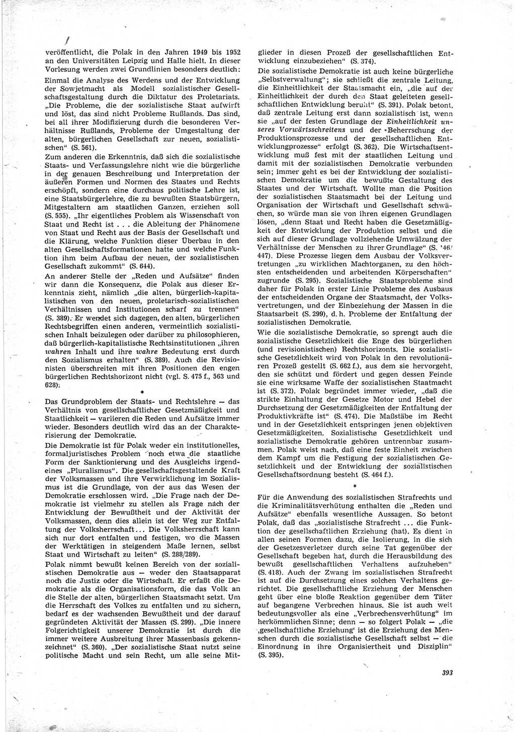 Neue Justiz (NJ), Zeitschrift für Recht und Rechtswissenschaft [Deutsche Demokratische Republik (DDR)], 23. Jahrgang 1969, Seite 393 (NJ DDR 1969, S. 393)
