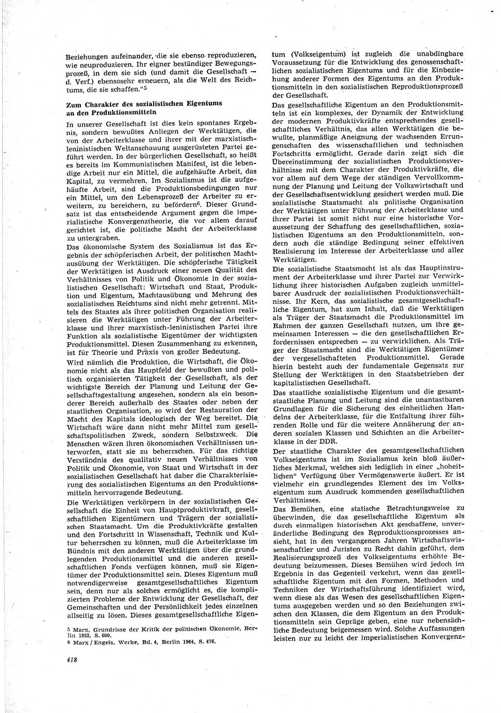 Neue Justiz (NJ), Zeitschrift für Recht und Rechtswissenschaft [Deutsche Demokratische Republik (DDR)], 23. Jahrgang 1969, Seite 418 (NJ DDR 1969, S. 418)