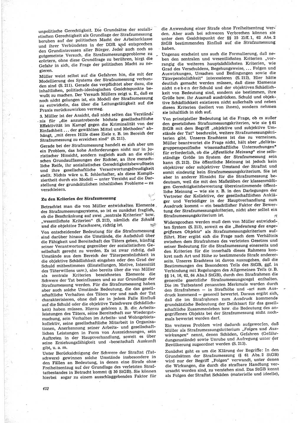 Neue Justiz (NJ), Zeitschrift für Recht und Rechtswissenschaft [Deutsche Demokratische Republik (DDR)], 23. Jahrgang 1969, Seite 432 (NJ DDR 1969, S. 432)