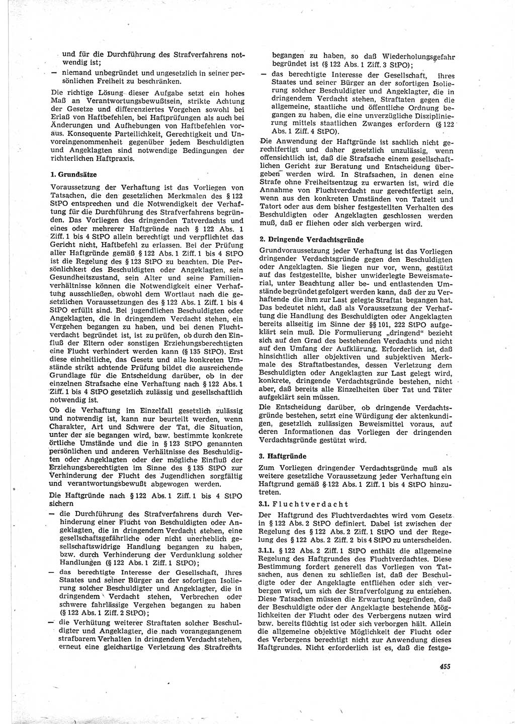 Neue Justiz (NJ), Zeitschrift für Recht und Rechtswissenschaft [Deutsche Demokratische Republik (DDR)], 23. Jahrgang 1969, Seite 455 (NJ DDR 1969, S. 455)