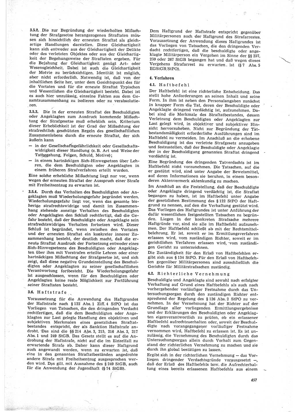 Neue Justiz (NJ), Zeitschrift für Recht und Rechtswissenschaft [Deutsche Demokratische Republik (DDR)], 23. Jahrgang 1969, Seite 457 (NJ DDR 1969, S. 457)