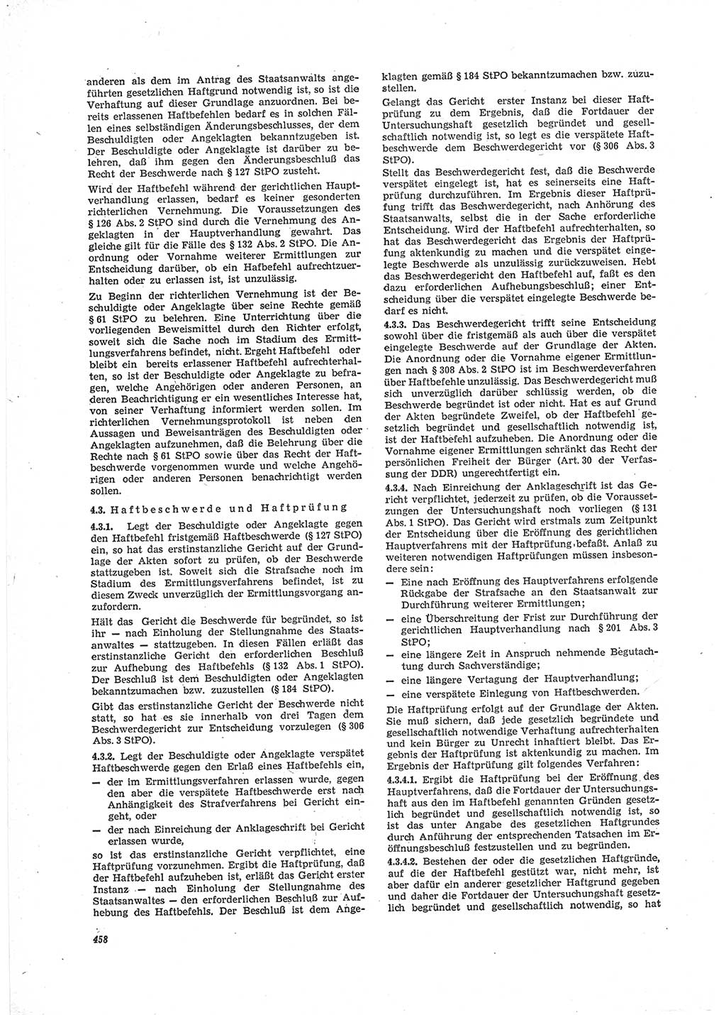 Neue Justiz (NJ), Zeitschrift für Recht und Rechtswissenschaft [Deutsche Demokratische Republik (DDR)], 23. Jahrgang 1969, Seite 458 (NJ DDR 1969, S. 458)