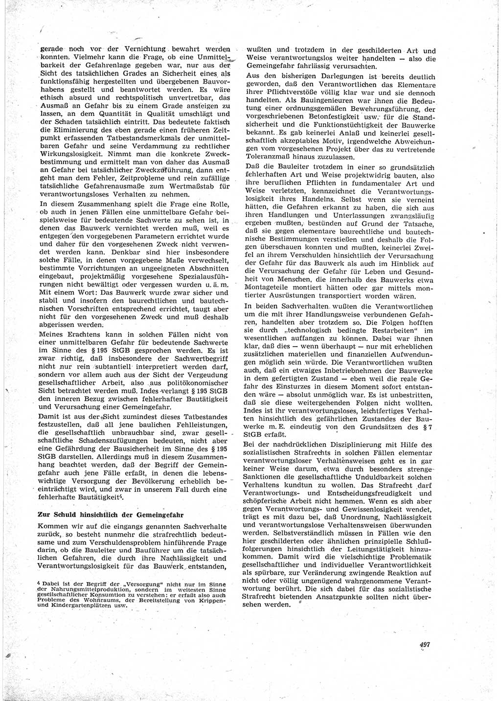 Neue Justiz (NJ), Zeitschrift für Recht und Rechtswissenschaft [Deutsche Demokratische Republik (DDR)], 23. Jahrgang 1969, Seite 497 (NJ DDR 1969, S. 497)