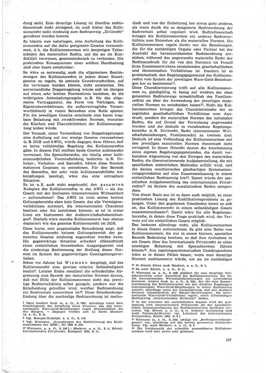 Neue Justiz (NJ), Zeitschrift für Recht und Rechtswissenschaft [Deutsche Demokratische Republik (DDR)], 23. Jahrgang 1969, Seite 527 (NJ DDR 1969, S. 527)