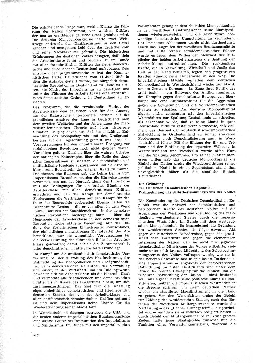 Neue Justiz (NJ), Zeitschrift für Recht und Rechtswissenschaft [Deutsche Demokratische Republik (DDR)], 23. Jahrgang 1969, Seite 578 (NJ DDR 1969, S. 578)