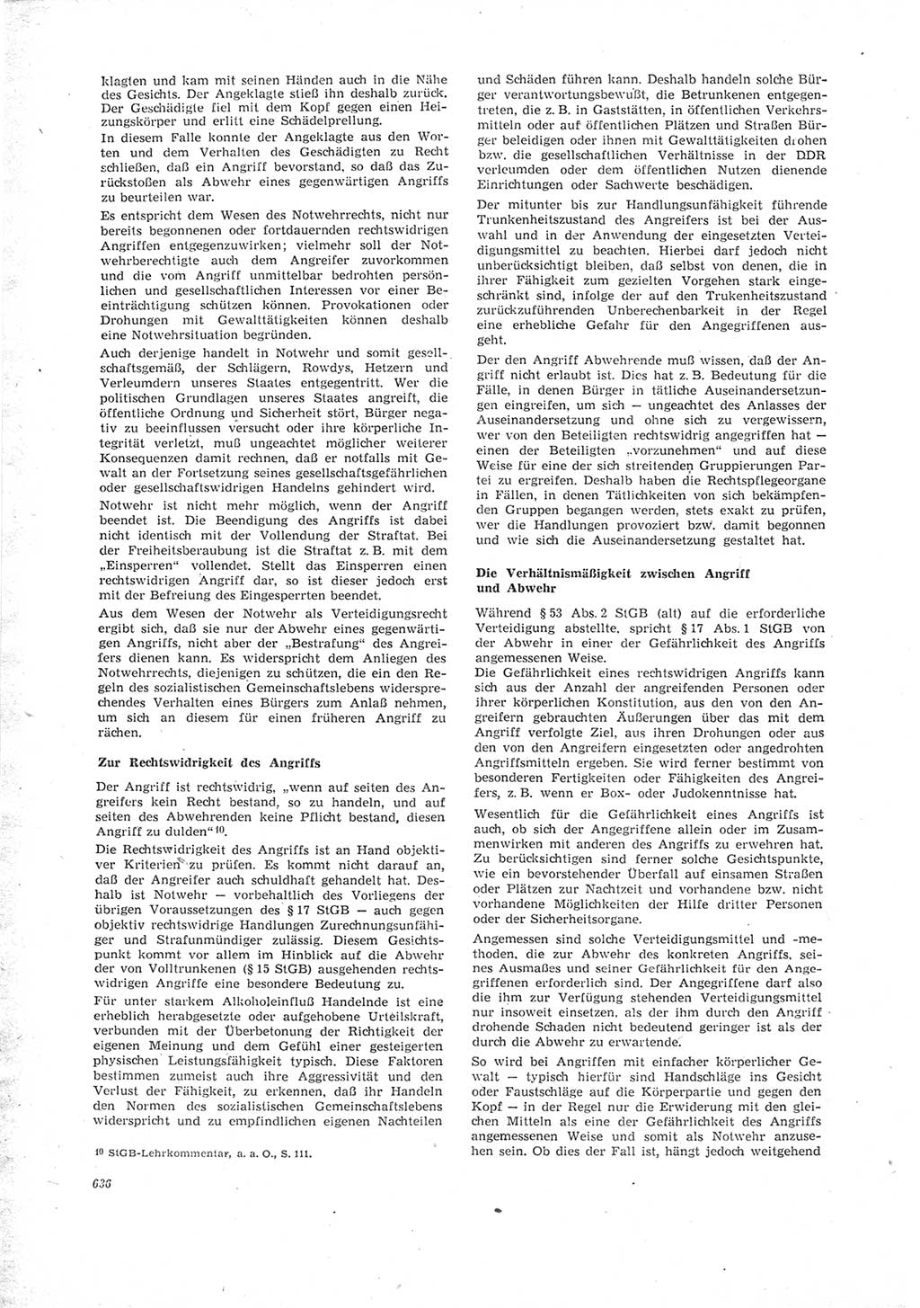 Neue Justiz (NJ), Zeitschrift für Recht und Rechtswissenschaft [Deutsche Demokratische Republik (DDR)], 23. Jahrgang 1969, Seite 636 (NJ DDR 1969, S. 636)
