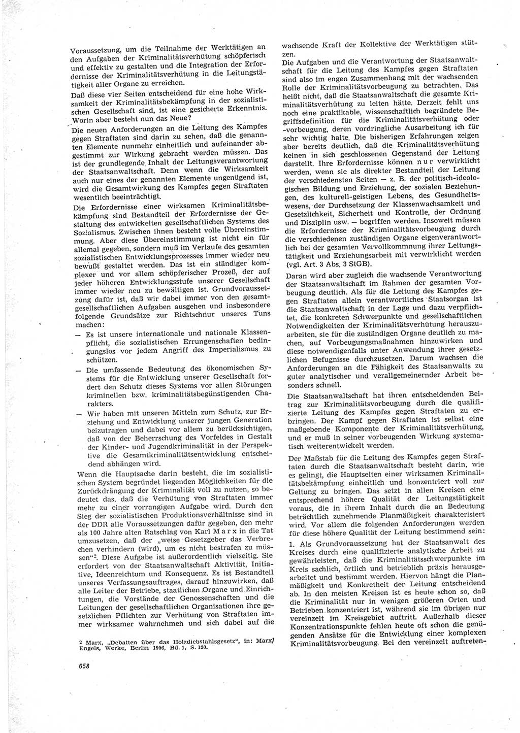 Neue Justiz (NJ), Zeitschrift für Recht und Rechtswissenschaft [Deutsche Demokratische Republik (DDR)], 23. Jahrgang 1969, Seite 658 (NJ DDR 1969, S. 658)